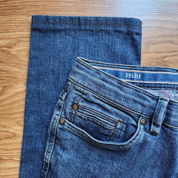 HILTL Jeans Mens Size 29x28 Blue Denim Straight Leg Mid Rise - Picture 2 of 11